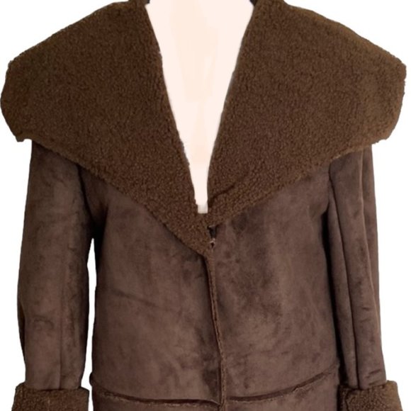 ANTHROPOLOGIE SOLITAIRE Faux shearling - Picture 3 of 12